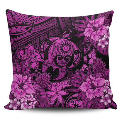 Hawaii Pillow Cases Tribal Polynesia Sea Turtle Design Pacific Dream