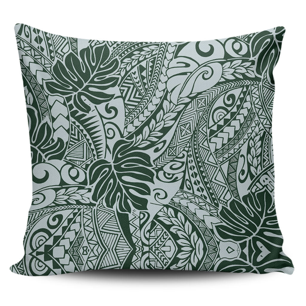 Hawaii Pillow Cover Tribal Pattern Leaf