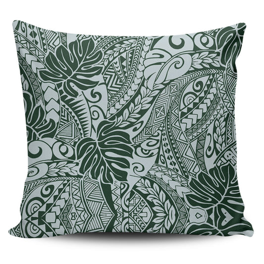 Hawaii Pillow Cover Tribal Pattern Leaf