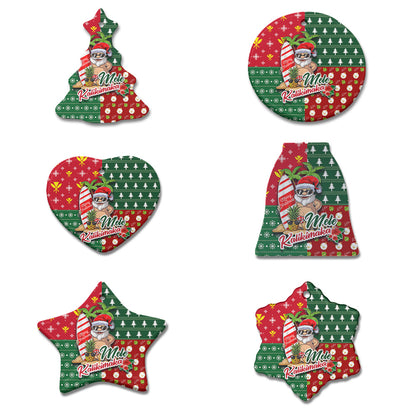 Hawaii Ceramic Ornament Mele Kalikimaka Hawaii Christmas Patterns