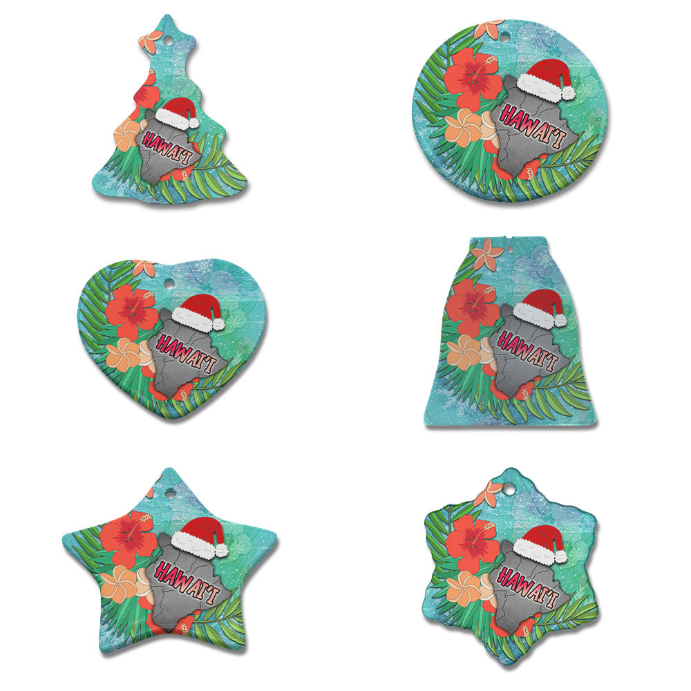 Hawaii Ceramic Ornament Christmas Hawai'i The Big Island