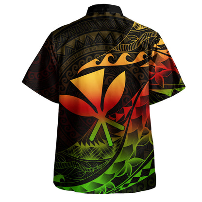 Hawaii Hawaiian Shirt Custom Kanaka Polynesian Tribal Tattoo Classic Style