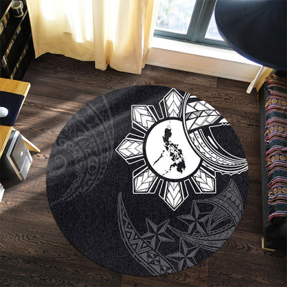 Philippines Filipinos Round Rug Tribal Sun In My Heart