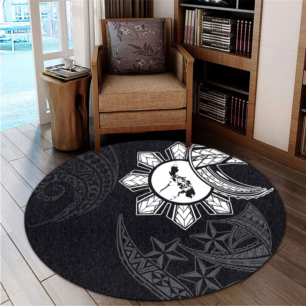 Philippines Filipinos Round Rug Tribal Sun In My Heart | Polynesian.co
