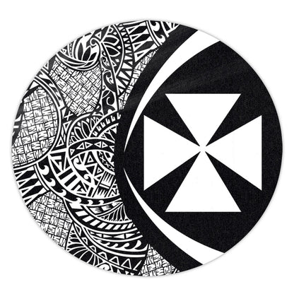 Wallis And Futuna Round Rug Lauhala White Circle Style