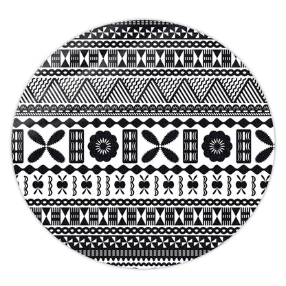 Fiji Round Rug Bula Pattern