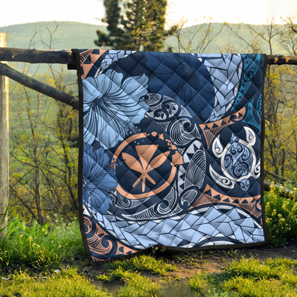 Hawaii Premium Quilt Kanaka Maoli Tribal Pattern