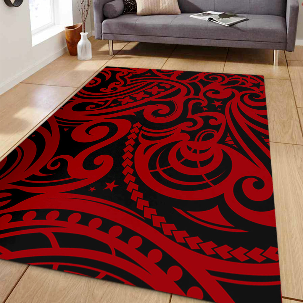 New Zealand Area Rug Maori Pattern Tattoo