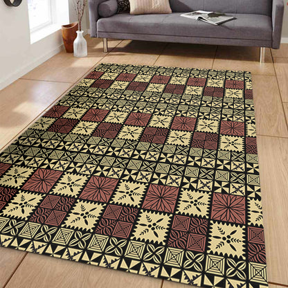 Tonga Area Rug Ngatu Style