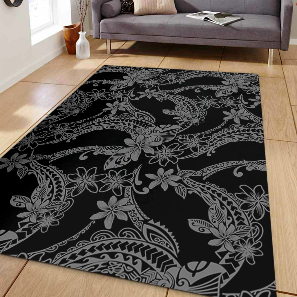 Hawaii Area Rug Polynesian Print Fabric And Flower