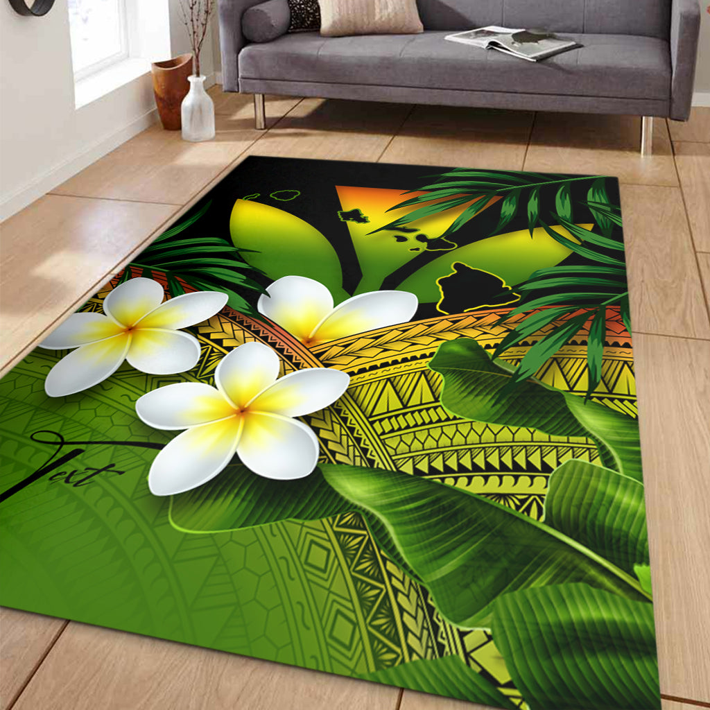 Hawaii Area Rug Custom Kanaka Polynesian Tropical