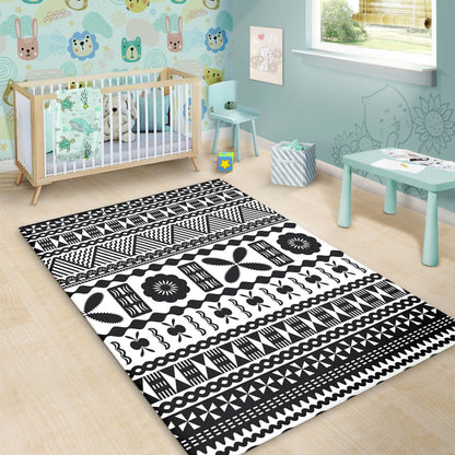 Fiji Area Rug Bula Pattern