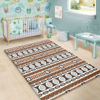 Fiji Area Rug Tapa Masi Pattern