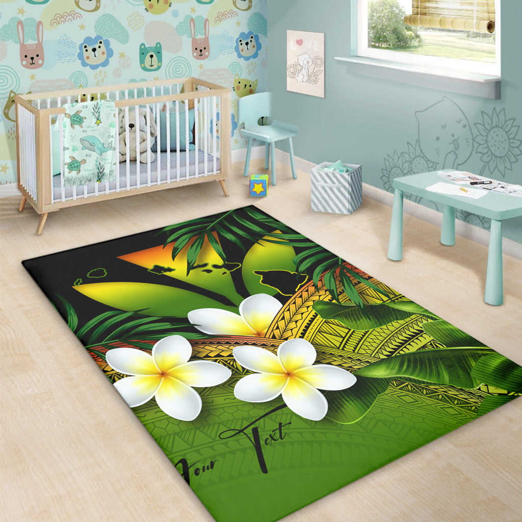 Hawaii Area Rug Custom Kanaka Polynesian Tropical