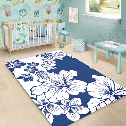 Hawaii Area Rug Polynesia Fabric Floral