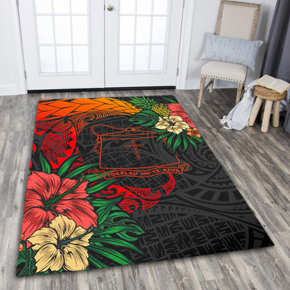 Tokelau Area Rug Polynesian Coat Of Arms Tropical