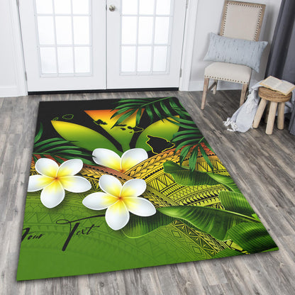 Hawaii Area Rug Custom Kanaka Polynesian Tropical