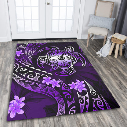 Hawaii Area Rug Kanaka Maoli Map With Turtle Tribal Polynesia Tattoo Luxury Design