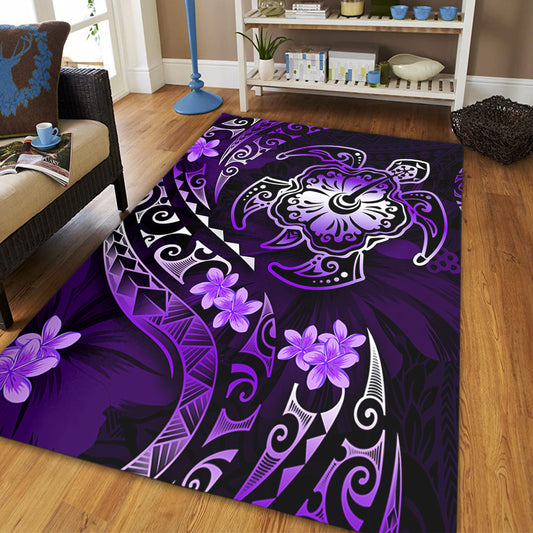 Hawaii Area Rug Kanaka Maoli Map With Turtle Tribal Polynesia Tattoo Luxury Design