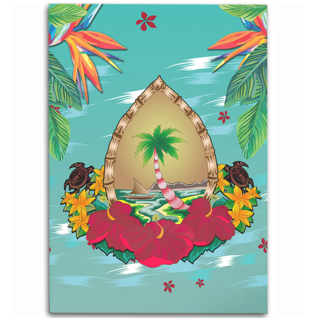 Guam Area Rug Latte Stones Hibiscus