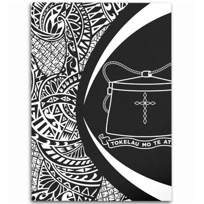 Tokelau Area Rug Lauhala White Circle Style