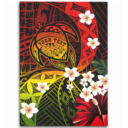 Hawaii Area Rug Custom Turtle Style Reggae Tropical