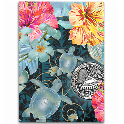American Samoa Area Rug Turtle Tropical Beach