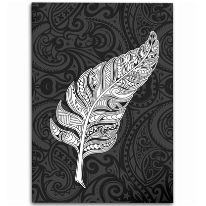 New Zealand Area Rug Maori Silver Fern Simple Style