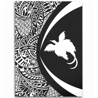 Papua New Guinea Area Rug Lauhala White Circle Style