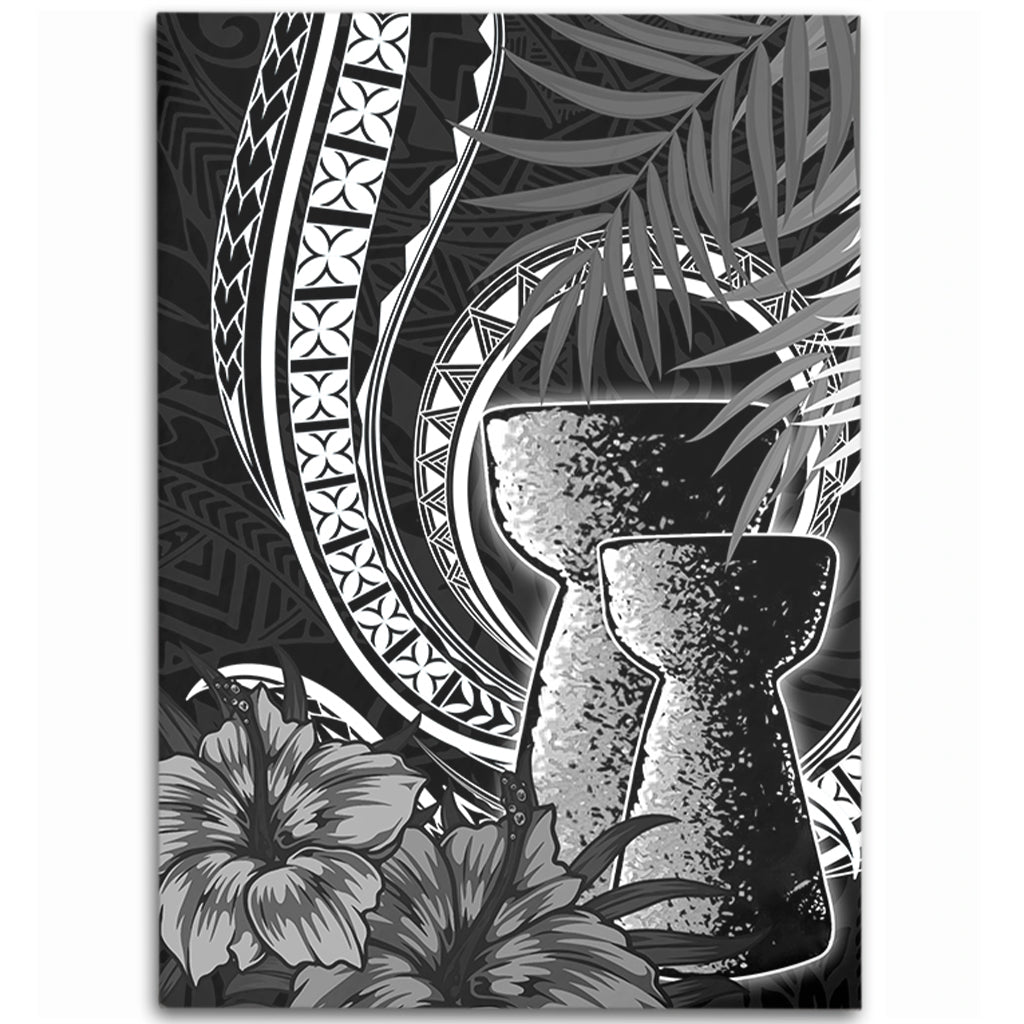 Guam Area Rug Tribal Latte Stone Tropical Style