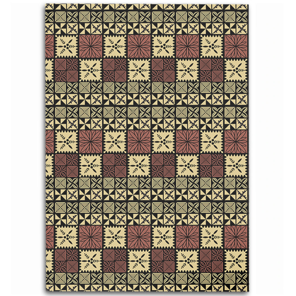 Tonga Area Rug Ngatu Style