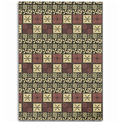 Tonga Area Rug Ngatu Style