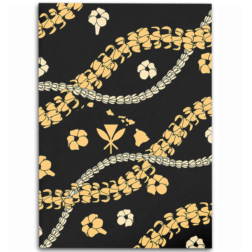 Hawaii Area Rug Curve Floral Lei