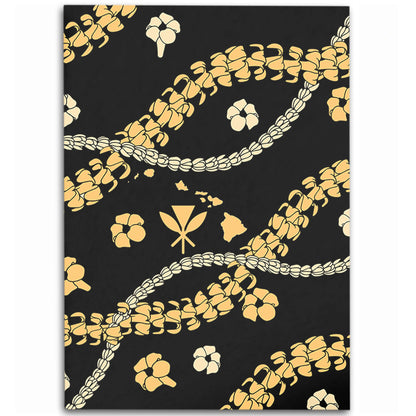 Hawaii Area Rug Curve Floral Lei