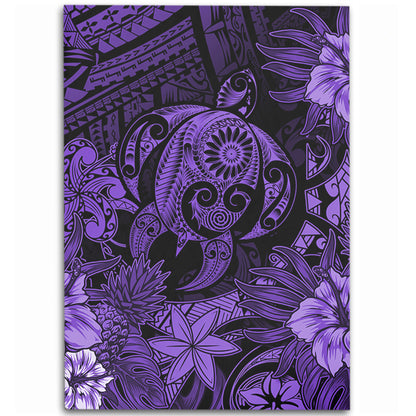 Hawaii Area Rug Tribal Polynesia Sea Turtle Design Pacific Dream