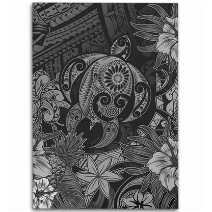 Hawaii Area Rug Tribal Polynesia Sea Turtle Design Pacific Dream