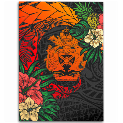 Solomon Islands Area Rug Polynesian Coat Of Arms Tropical