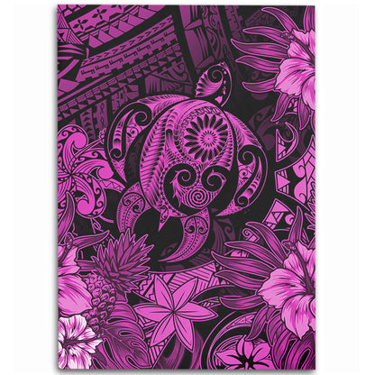 Hawaii Area Rug Tribal Polynesia Sea Turtle Design Pacific Dream