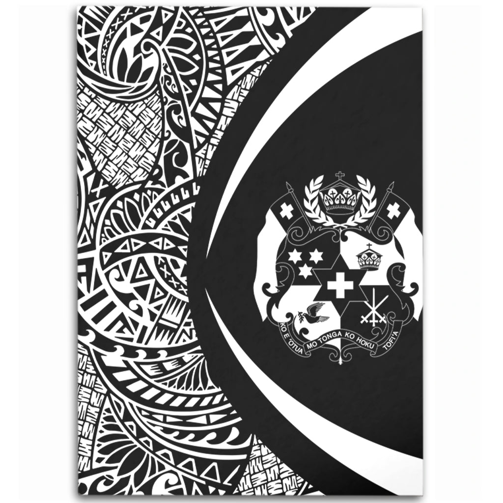 Tonga Area Rug Lauhala White Circle Style