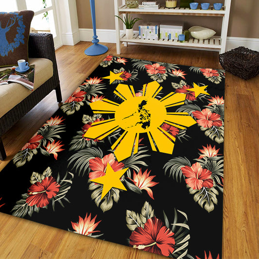 Philippines Filipinos Area Rug Tropical Summer Beach