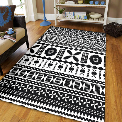 Fiji Area Rug Bula Pattern