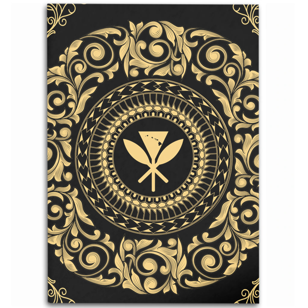 Hawaii Area Rug Kanaka Maoli Royal Vintage Style