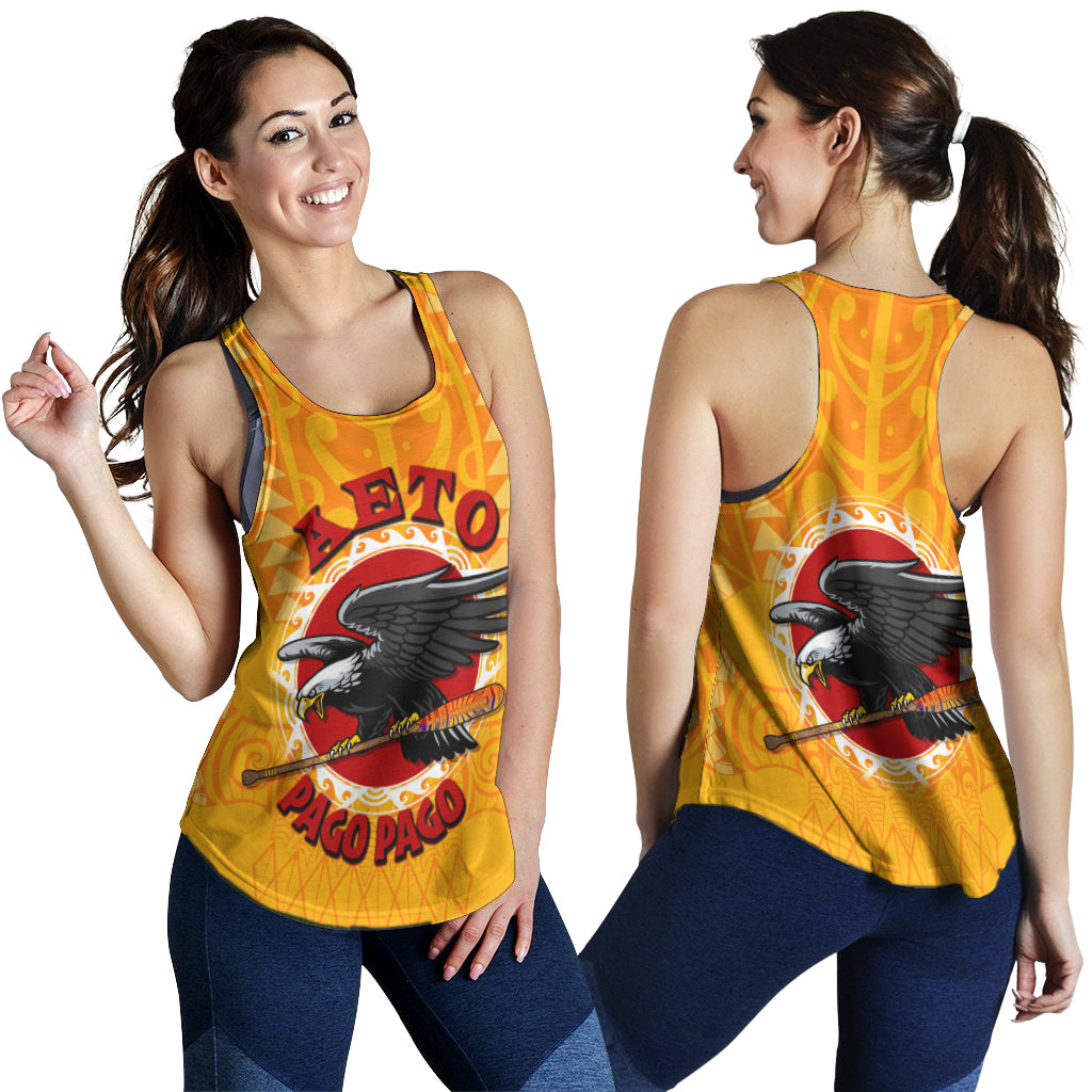 American Samoa Polynesian Women Racerback Tank - Aeto Pago Pago
