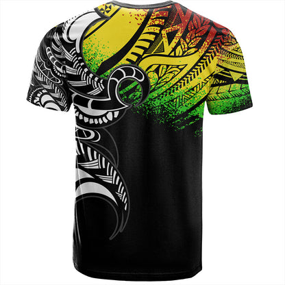 American Samoa T-Shirt Polynesian Tribal Reggae Style