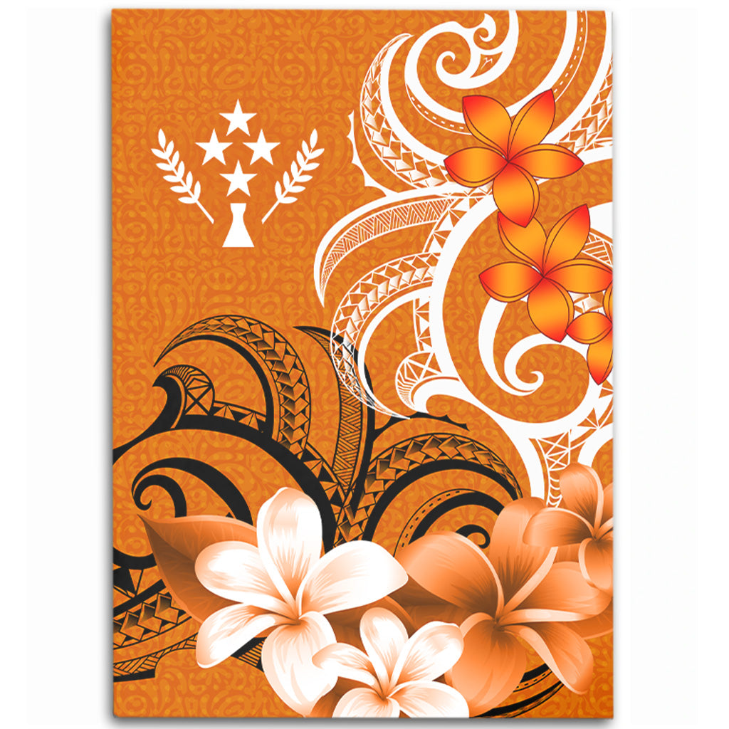 Kosrae Area Rug Polynesian Floral Spirit Orange