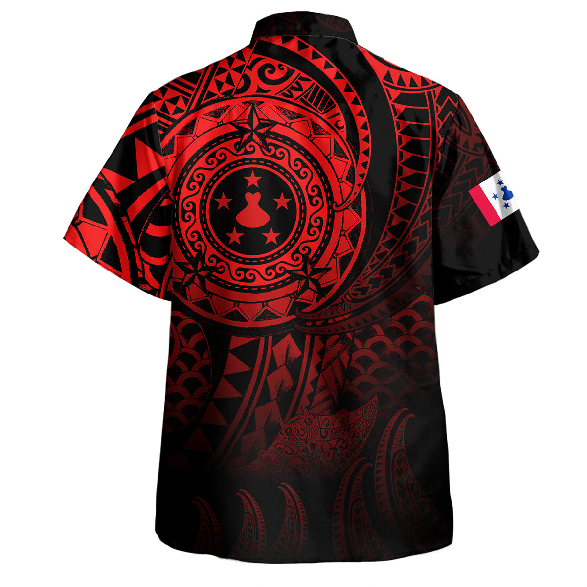 Austral Islands Hawaiian Shirt Pearl Of The Pacific Red Polynesian Tattau