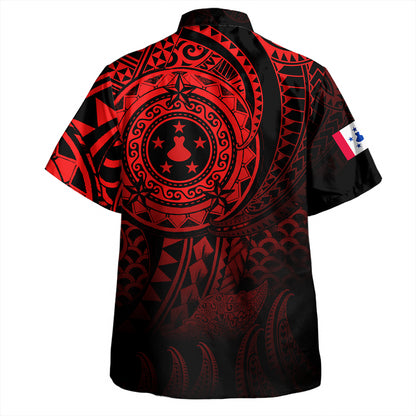 Austral Islands Hawaiian Shirt Pearl Of The Pacific Red Polynesian Tattau