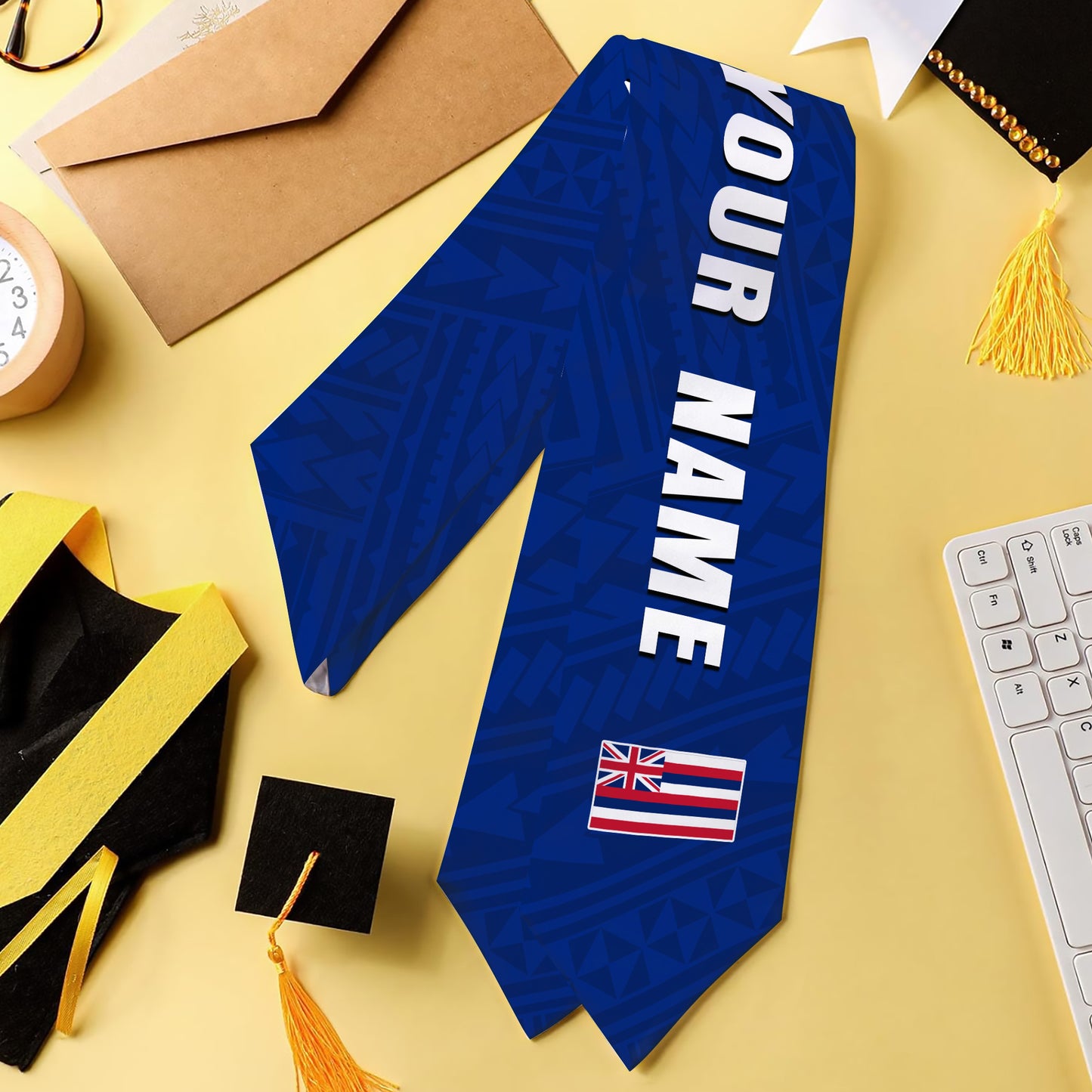 Hawaii Graduation Stole Custom Aloha Class of 2026