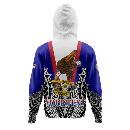 American Samoa Custom Personalised Hoodie American Samoa Flag With Eagle Style
