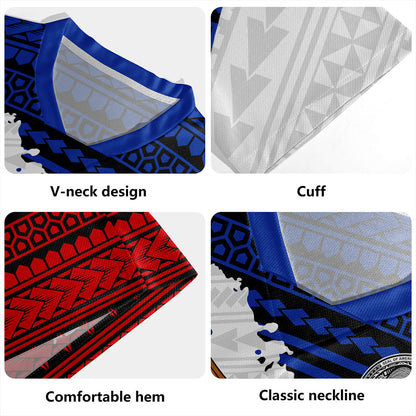 American Samoa Rugby Jersey Eagles Flag Grunge Style
